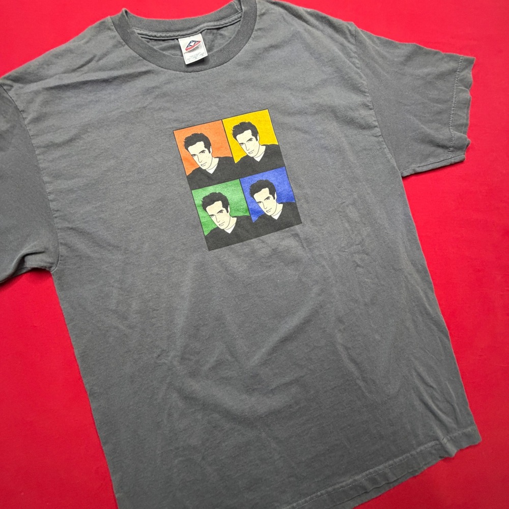 Vintage David Copperfield Magician Graphic T-Shirt Gray Mens Large Alstyle AAA